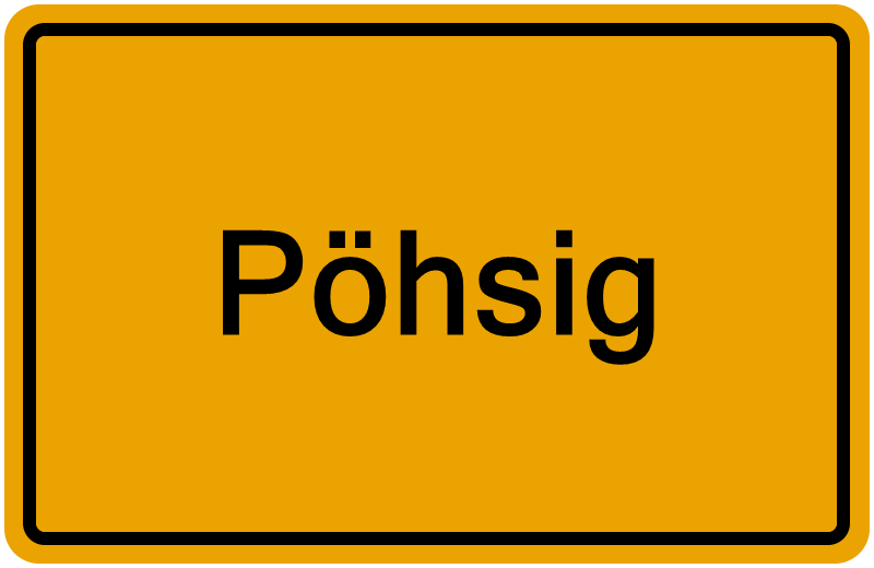 Handelsregisterauszug Pöhsig