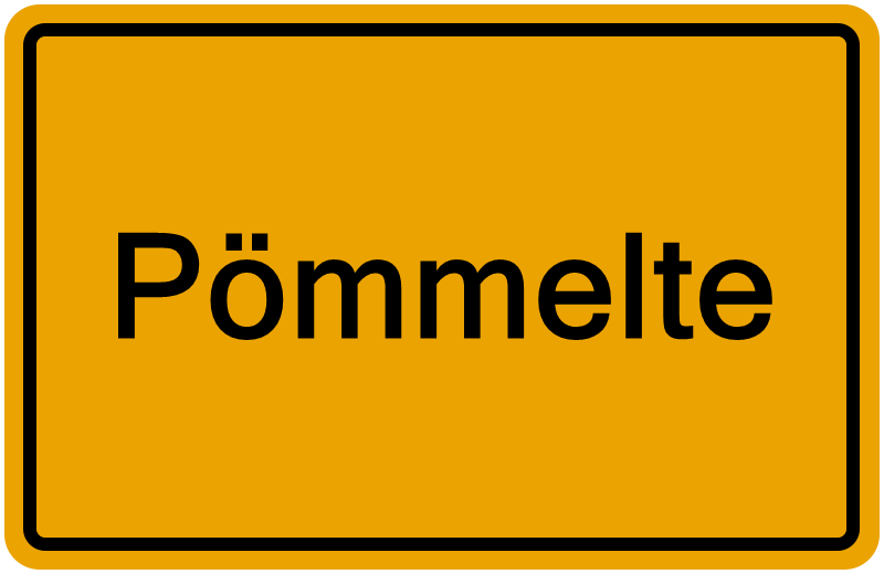 Handelsregisterauszug Pömmelte