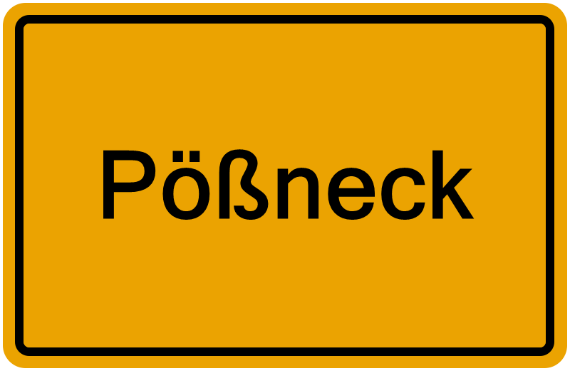 Handelsregisterauszug Pößneck