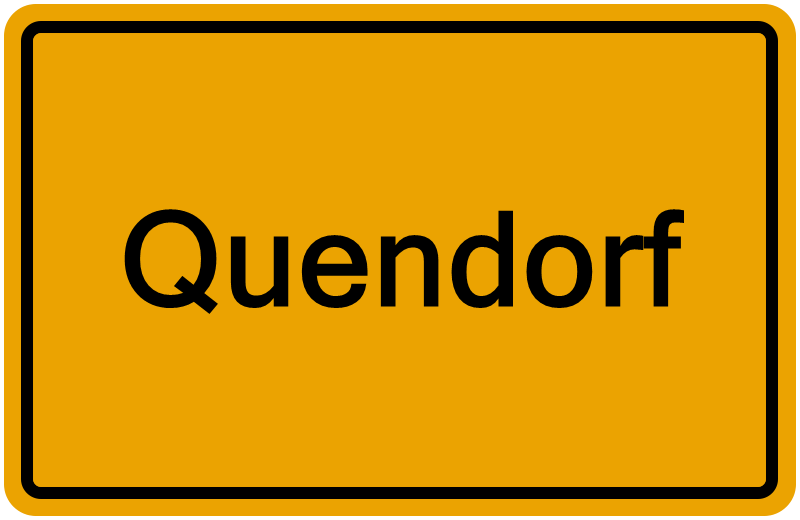Handelsregisterauszug Quendorf