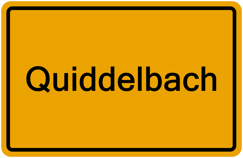 Handelsregisterauszug Quiddelbach