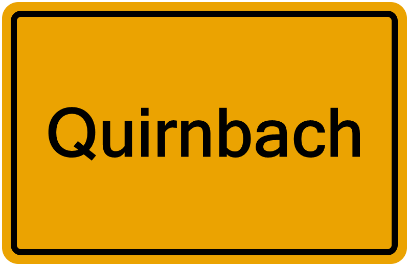 Handelsregisterauszug Quirnbach