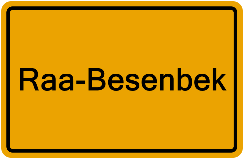 Handelsregisterauszug Raa-Besenbek