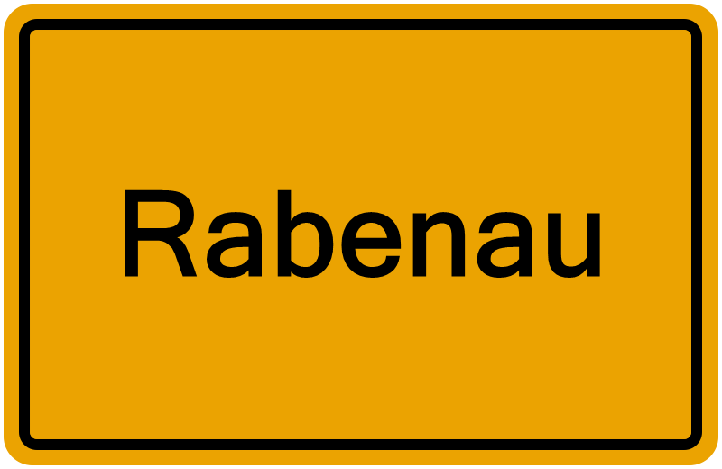 Handelsregisterauszug Rabenau