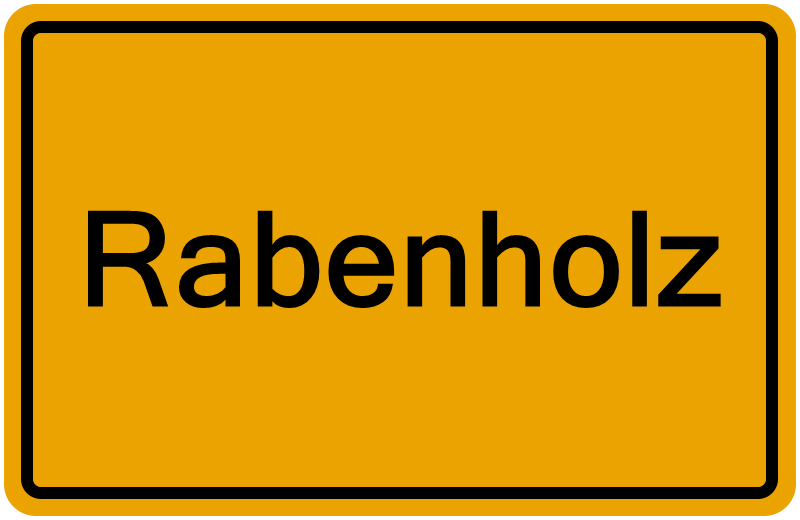 Handelsregisterauszug Rabenholz