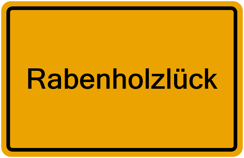 Handelsregisterauszug Rabenholzlück