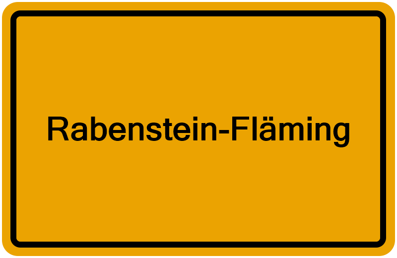 Handelsregisterauszug Rabenstein-Fläming