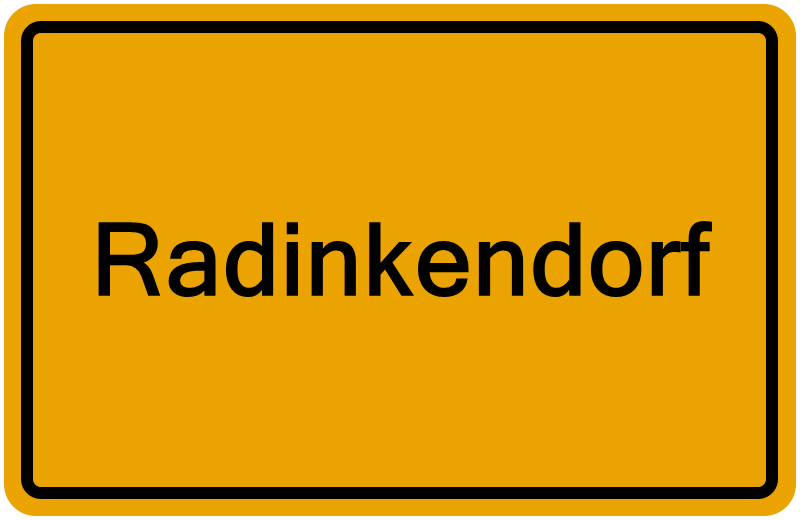 Handelsregisterauszug Radinkendorf