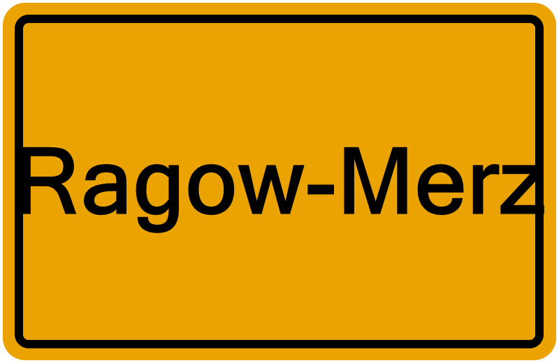 Handelsregisterauszug Ragow-Merz