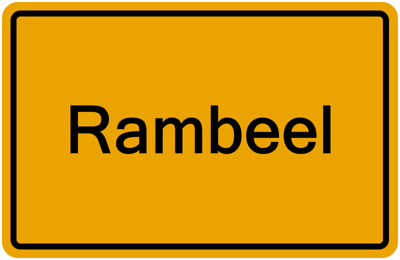 Handelsregisterauszug Rambeel
