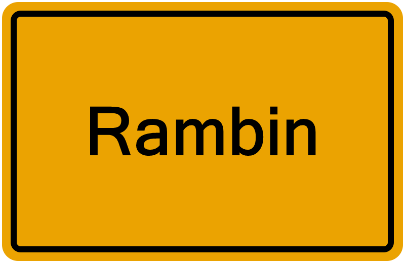 Handelsregisterauszug Rambin