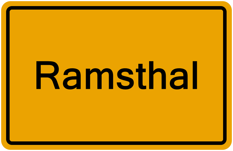 Handelsregisterauszug Ramsthal