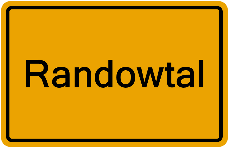 Handelsregisterauszug Randowtal