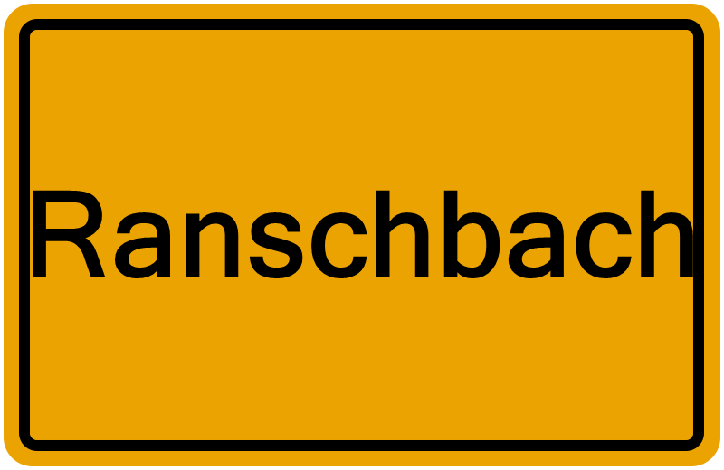 Handelsregisterauszug Ranschbach