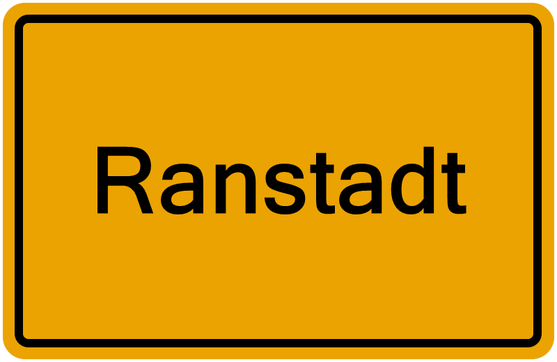 Handelsregisterauszug Ranstadt
