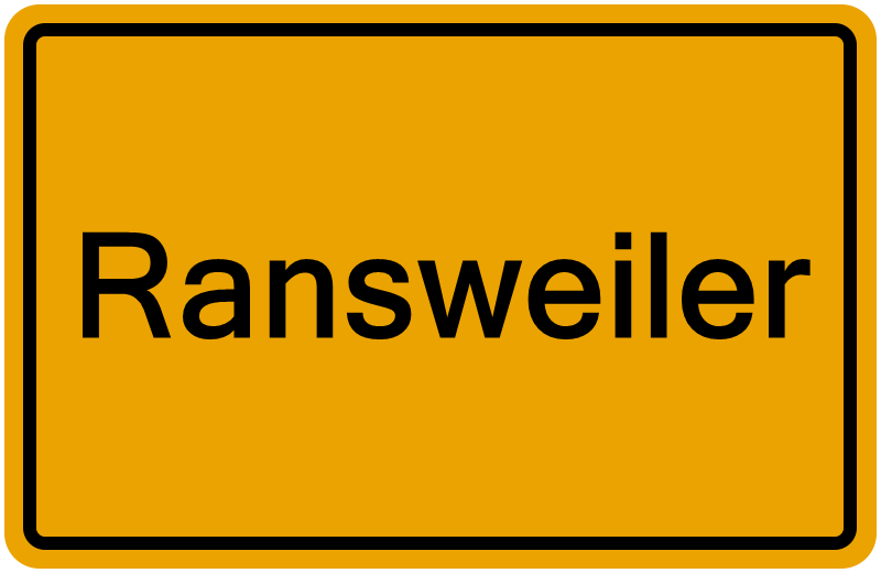 Handelsregisterauszug Ransweiler