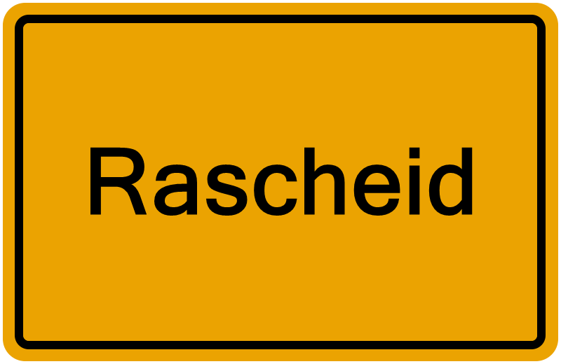 Handelsregisterauszug Rascheid