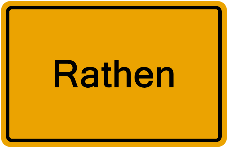 Handelsregisterauszug Rathen