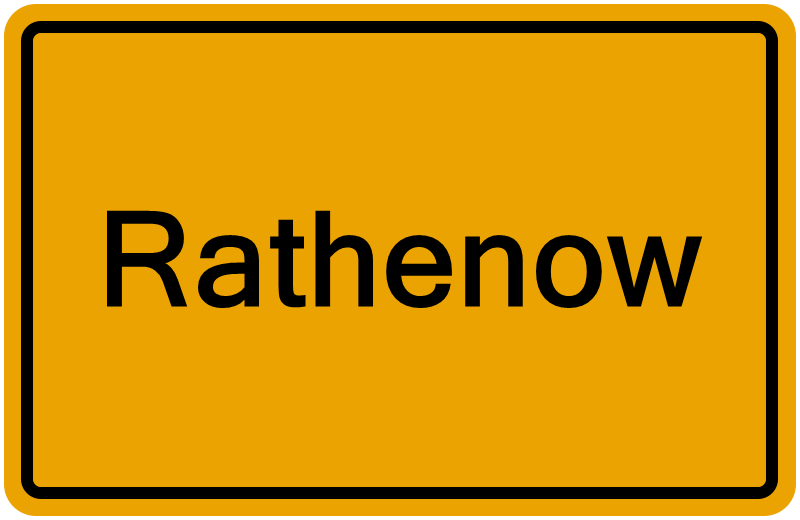Handelsregisterauszug Rathenow