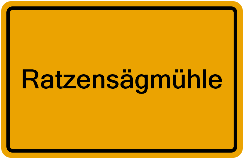Handelsregisterauszug Ratzensägmühle