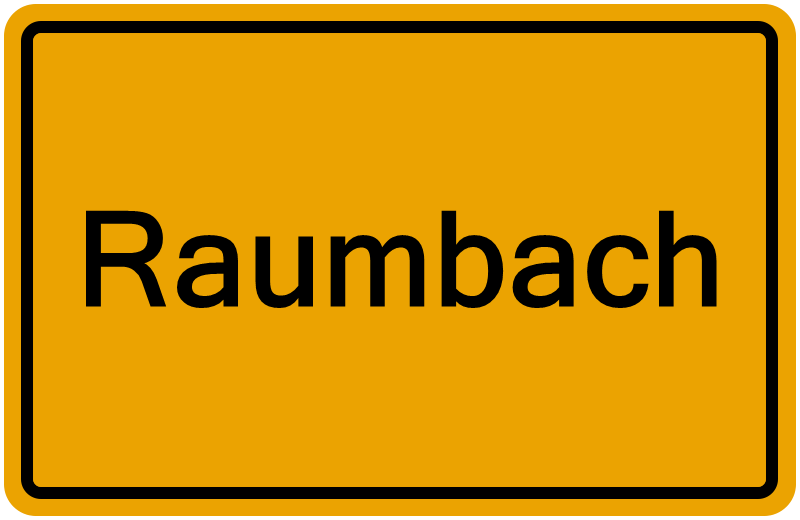 Handelsregisterauszug Raumbach