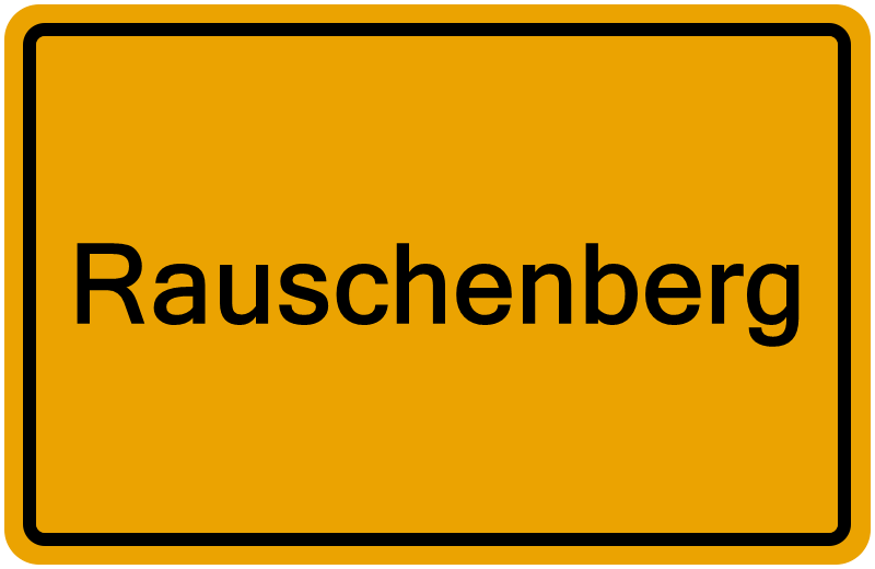 Handelsregisterauszug Rauschenberg