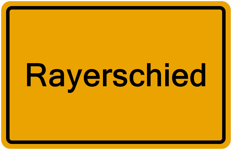 Handelsregisterauszug Rayerschied