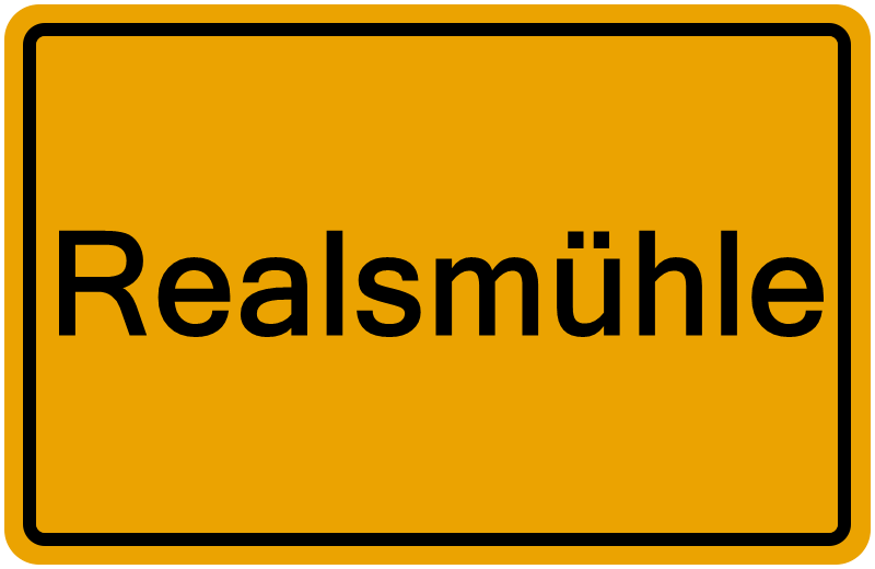 Handelsregisterauszug Realsmühle