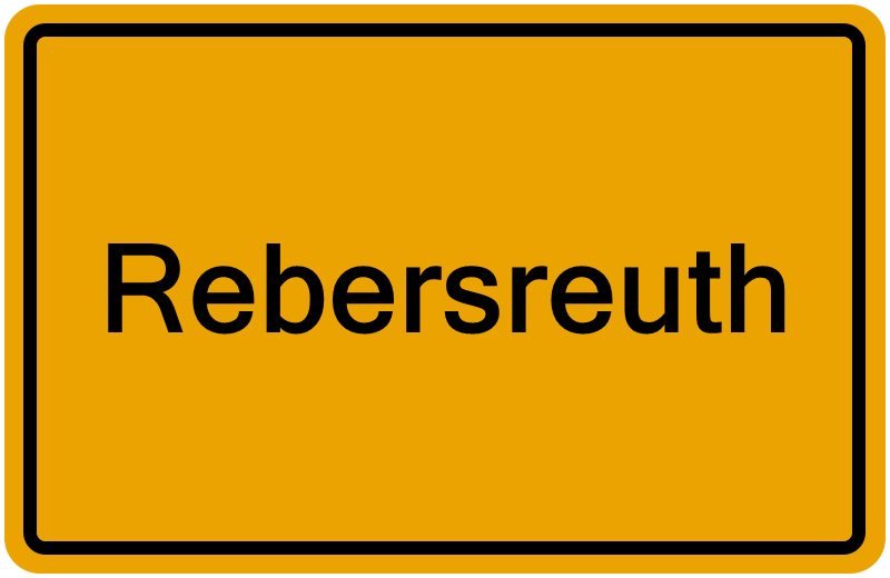 Handelsregisterauszug Rebersreuth