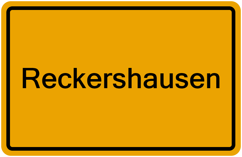 Handelsregisterauszug Reckershausen
