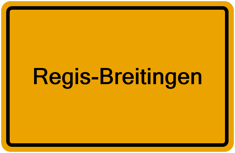 Handelsregisterauszug Regis-Breitingen