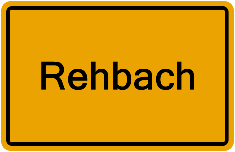 Handelsregisterauszug Rehbach