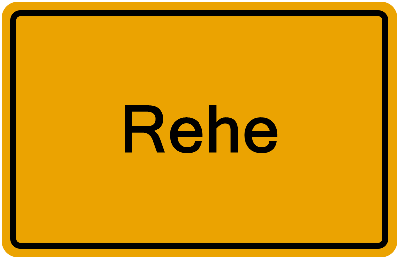 Handelsregisterauszug Rehe