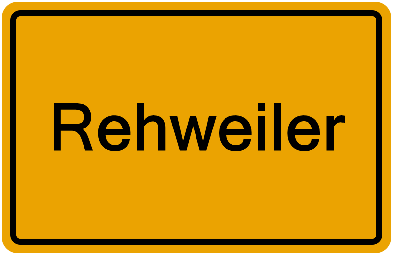 Handelsregisterauszug Rehweiler