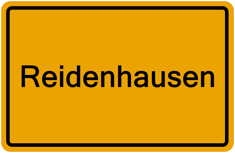 Handelsregisterauszug Reidenhausen