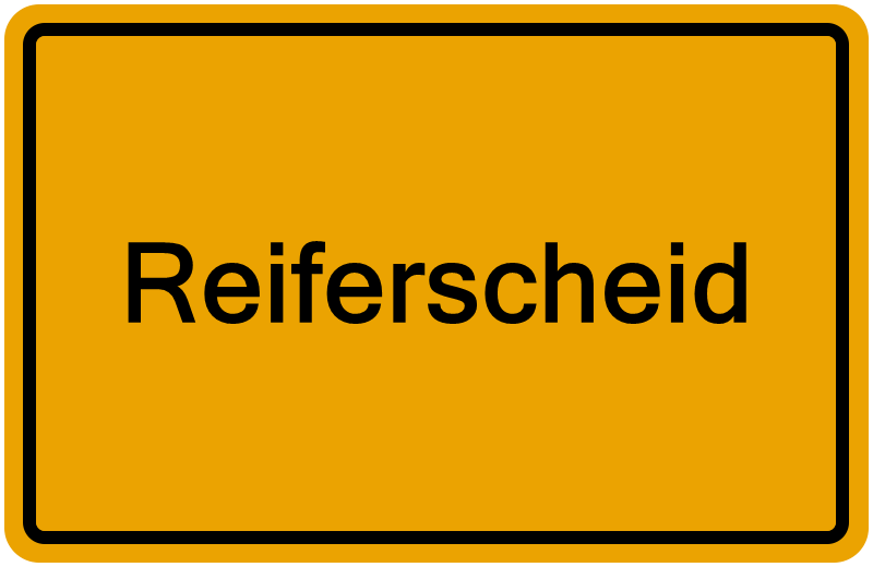 Handelsregisterauszug Reiferscheid