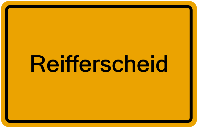 Handelsregisterauszug Reifferscheid