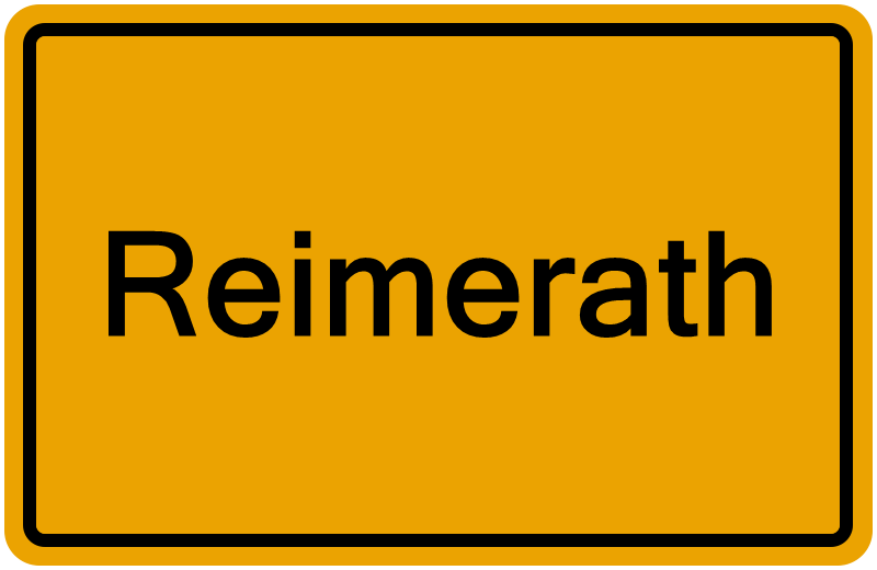 Handelsregisterauszug Reimerath