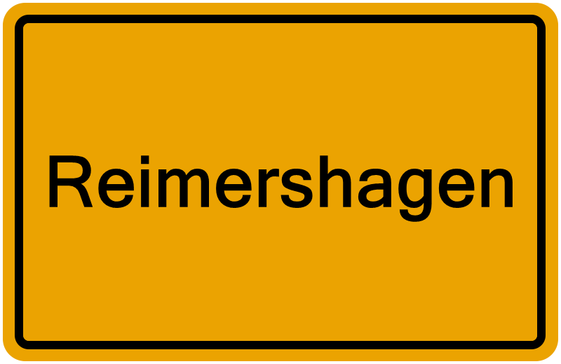 Handelsregisterauszug Reimershagen
