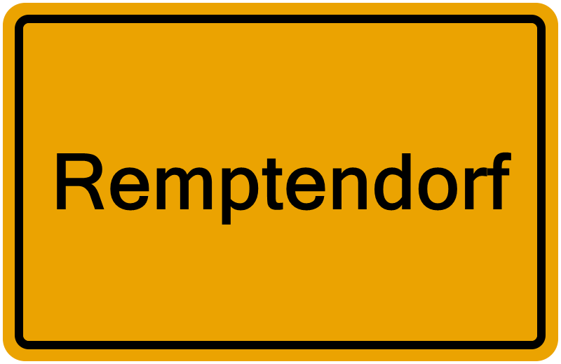 Handelsregisterauszug Remptendorf