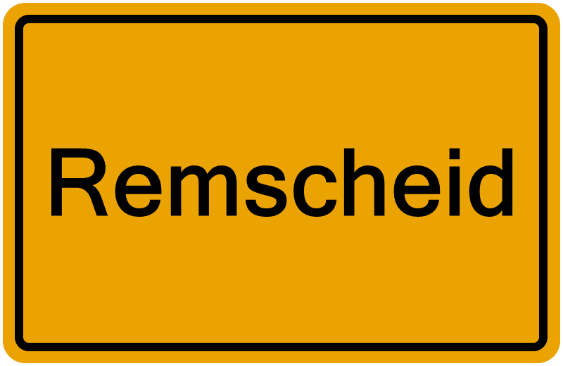 Handelsregisterauszug Remscheid