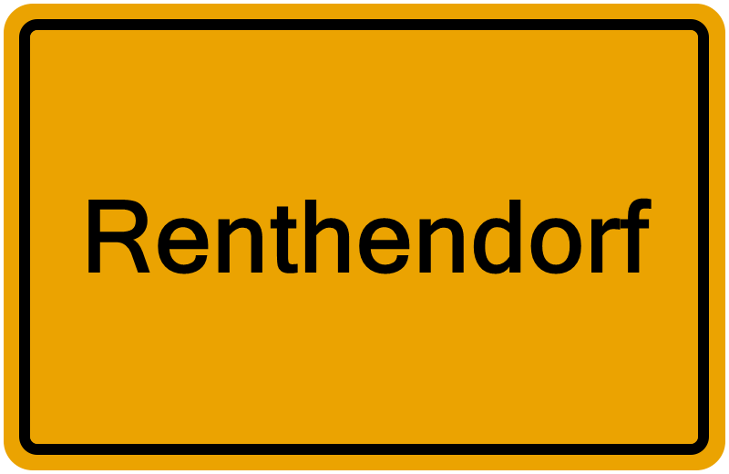 Handelsregisterauszug Renthendorf