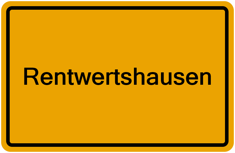 Handelsregisterauszug Rentwertshausen