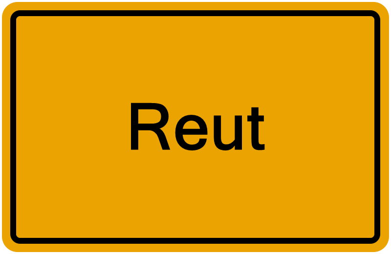 Handelsregisterauszug Reut