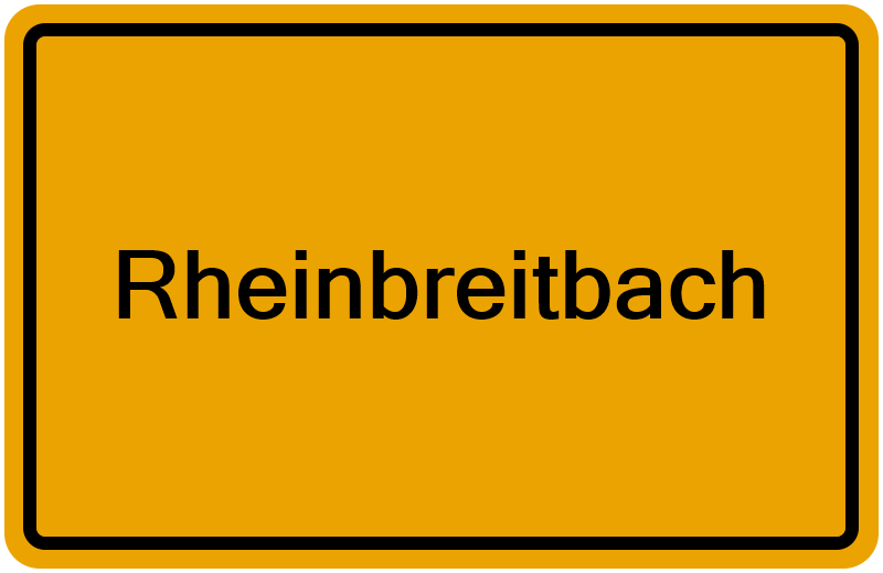 Handelsregisterauszug Rheinbreitbach
