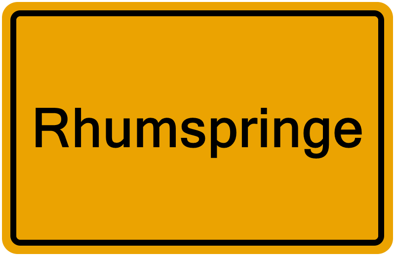 Handelsregisterauszug Rhumspringe