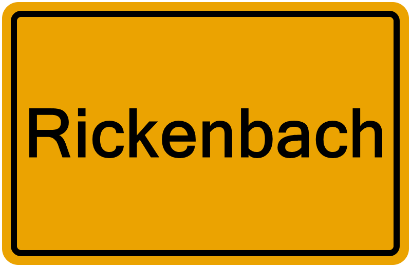 Handelsregisterauszug Rickenbach
