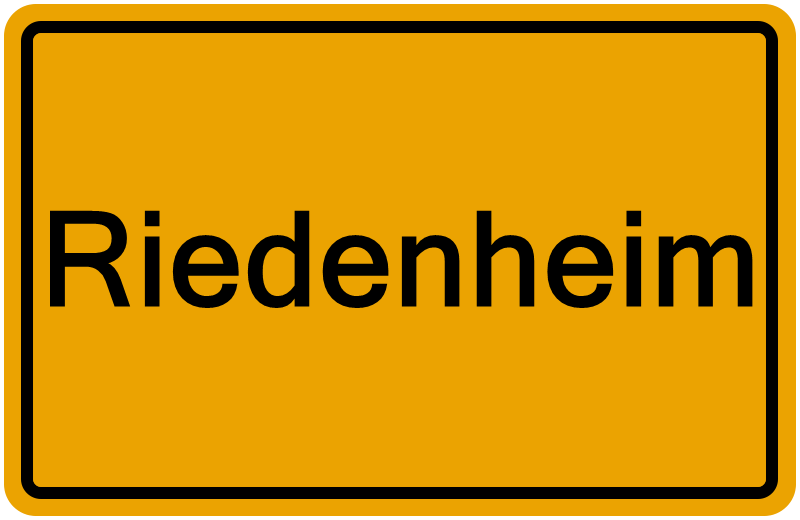 Handelsregisterauszug Riedenheim