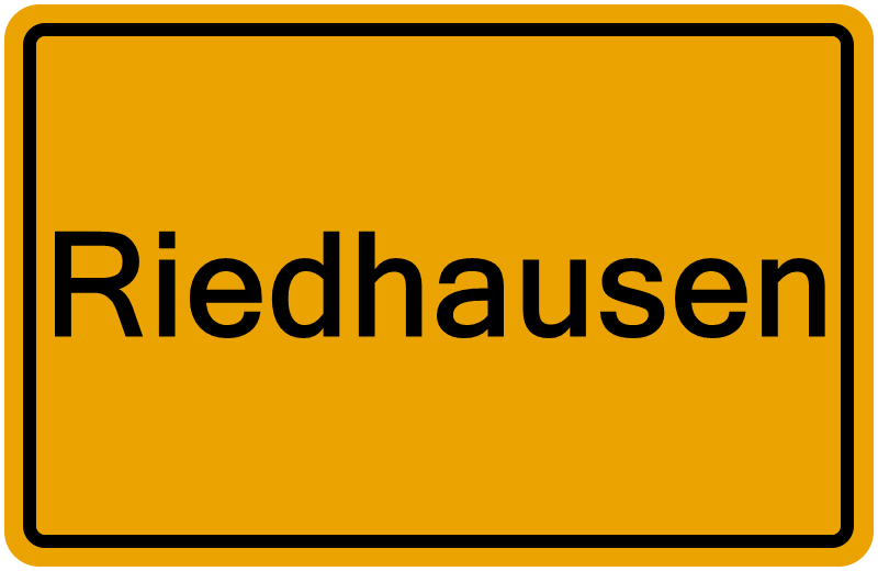 Handelsregisterauszug Riedhausen