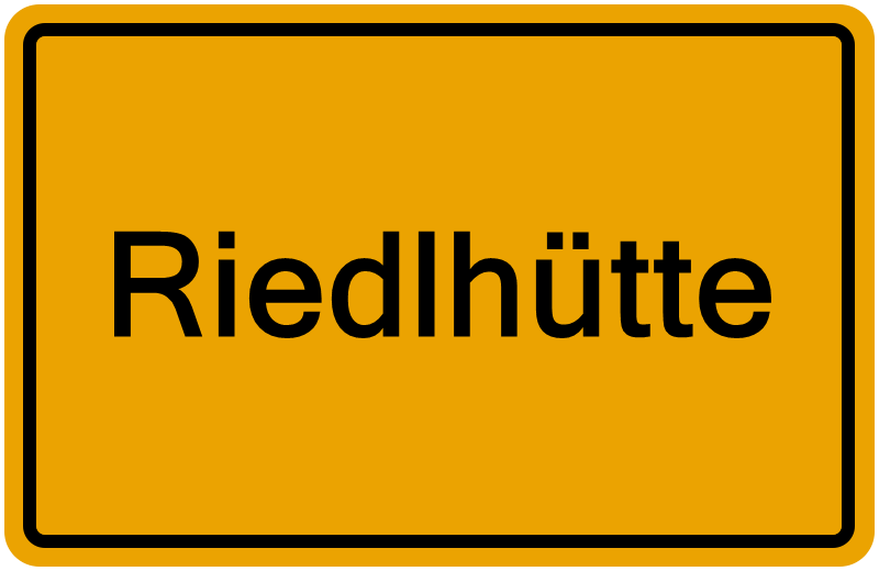 Handelsregisterauszug Riedlhütte